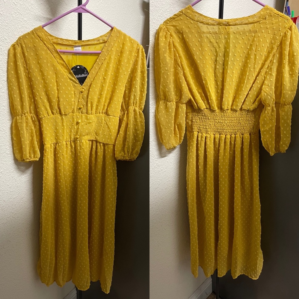 Yellow Bangkok Dress Apparel